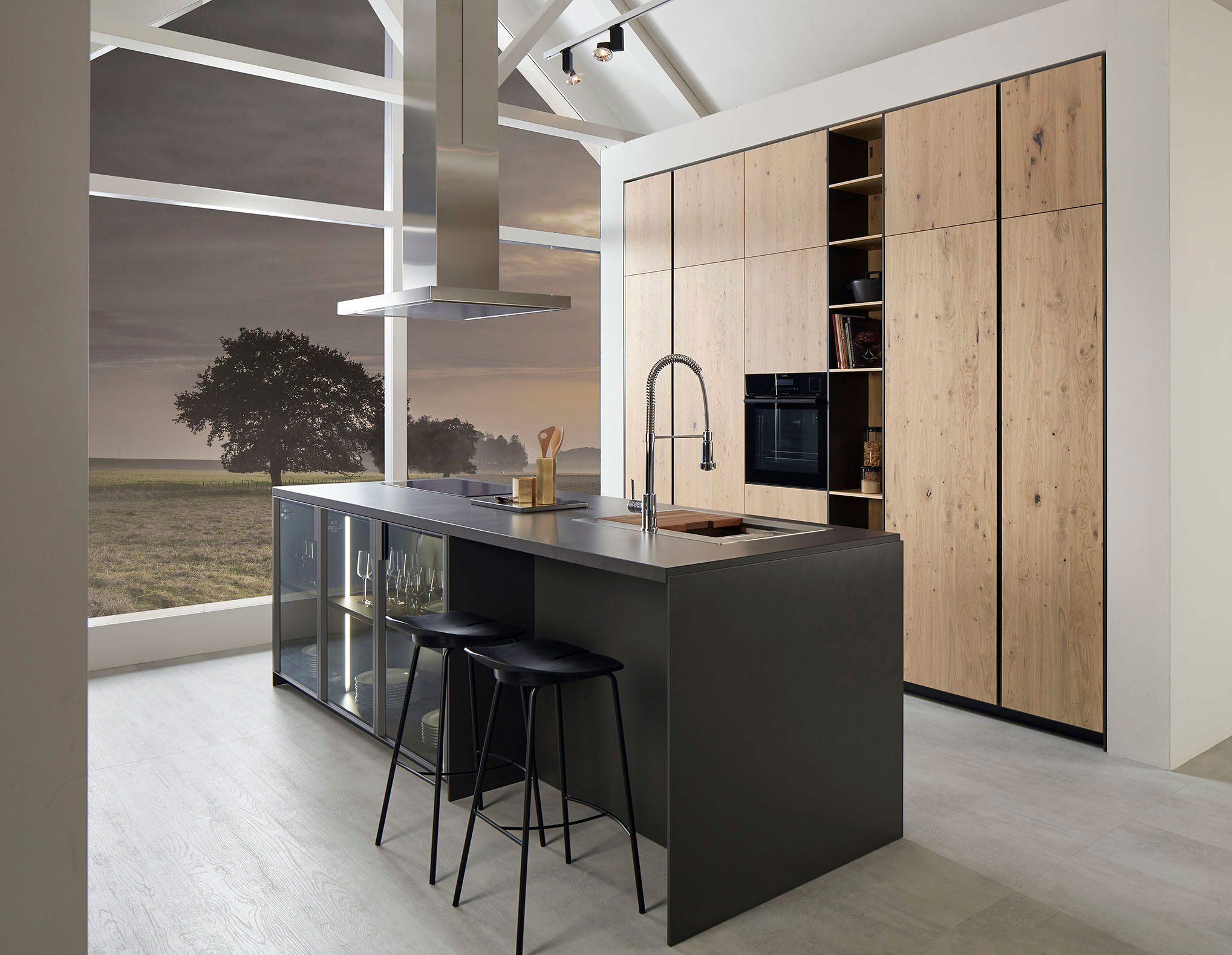 Cocina Serie 45 Roble Rustico